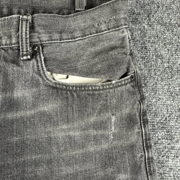 Levis Jeans Mens 36 Straight Hesher Gray Cotton Pockets Straight Leg Pockets - Picture 4 of 8